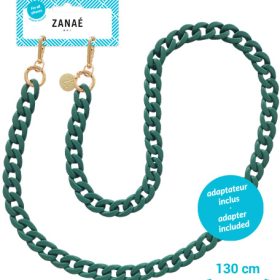 ZANAÉ Phone Necklaces Emerald 19538 Mate green