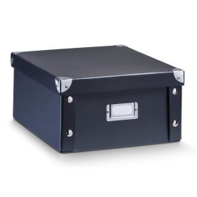 ZELLER Aufbewahrungsbox 11lt 17918 schwarz 31x26x14cm