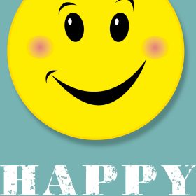 ABC Geburtstagskarte B6 51019 Smiley