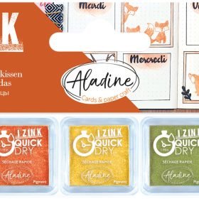 ALADINE Stempelkissen 03931 Laub 5 Stück