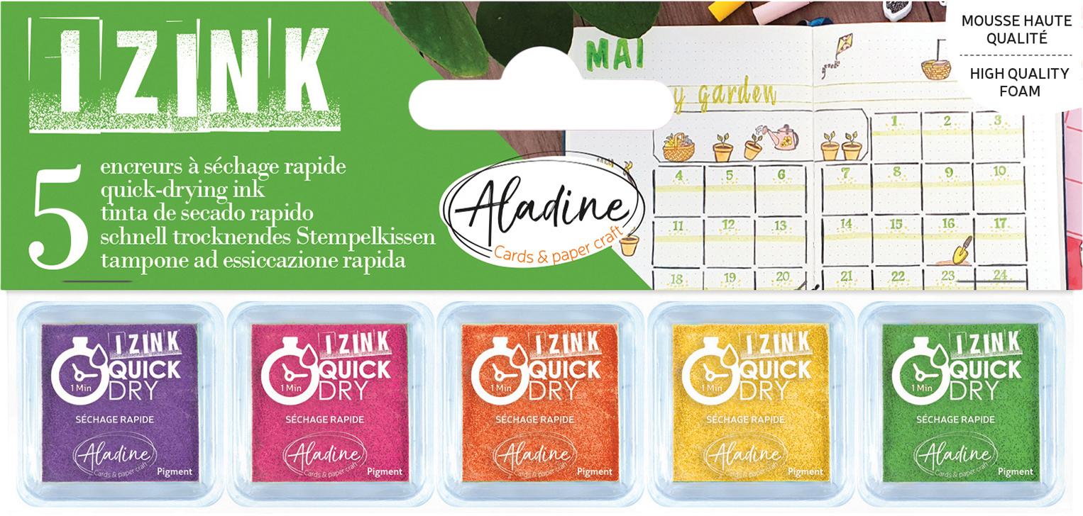 ALADINE-03938-3660016039387 ALADINE Stempelkissen 03938 Knospe 5 Stück – Bild 1