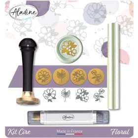 ALADINE Sigelwachs Set 71126 Blumig