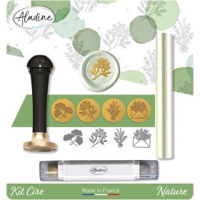 ALADINE Sigelwachs Set 71129 Natur