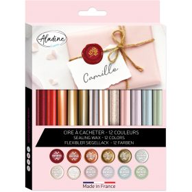 ALADINE Siegelwachs 72422 12 Farben, assortiert