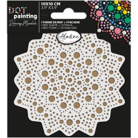 ALADINE Dot painting Punktmalerei 85497 Form & Schablone 10cm