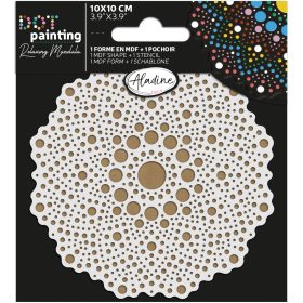 ALADINE Dot painting Punktmalerei 85498 Form & Schablone 10cm