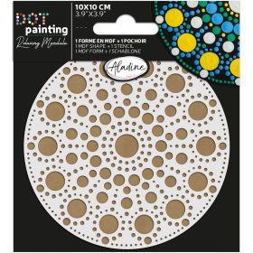 ALADINE Dot painting Punktmalerei 85500 Form & Schablone 10cm