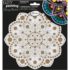 ALADINE Dot painting Punktmalerei 85502 Form & Schablone 20cm