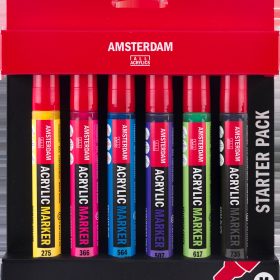 AMSTERDAM Acrylmarker Intro 4mm 17519002 assortiert 6 Stück