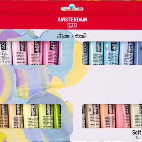 AMSTERDAM Standard Series Acryl Set 17820524 soft Colors 24x20ml