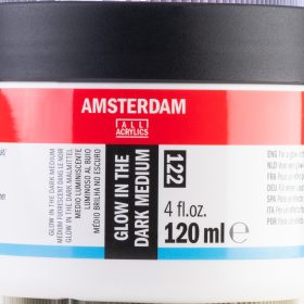 AMSTERDAM Malmittel 120ml 24093122 Glow in the dark 122