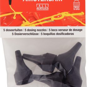AMSTERDAM Dosierverschlüsse 91841709 schwarz 5 Stück
