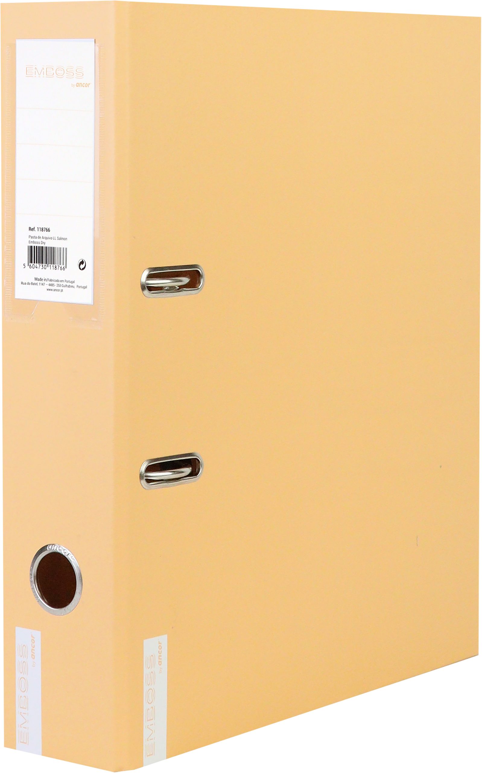 ANCOR-118742-5604730118742 ANCOR Ordner 8 cm, A4 118742 Emboss Dry, senf – Bild 1