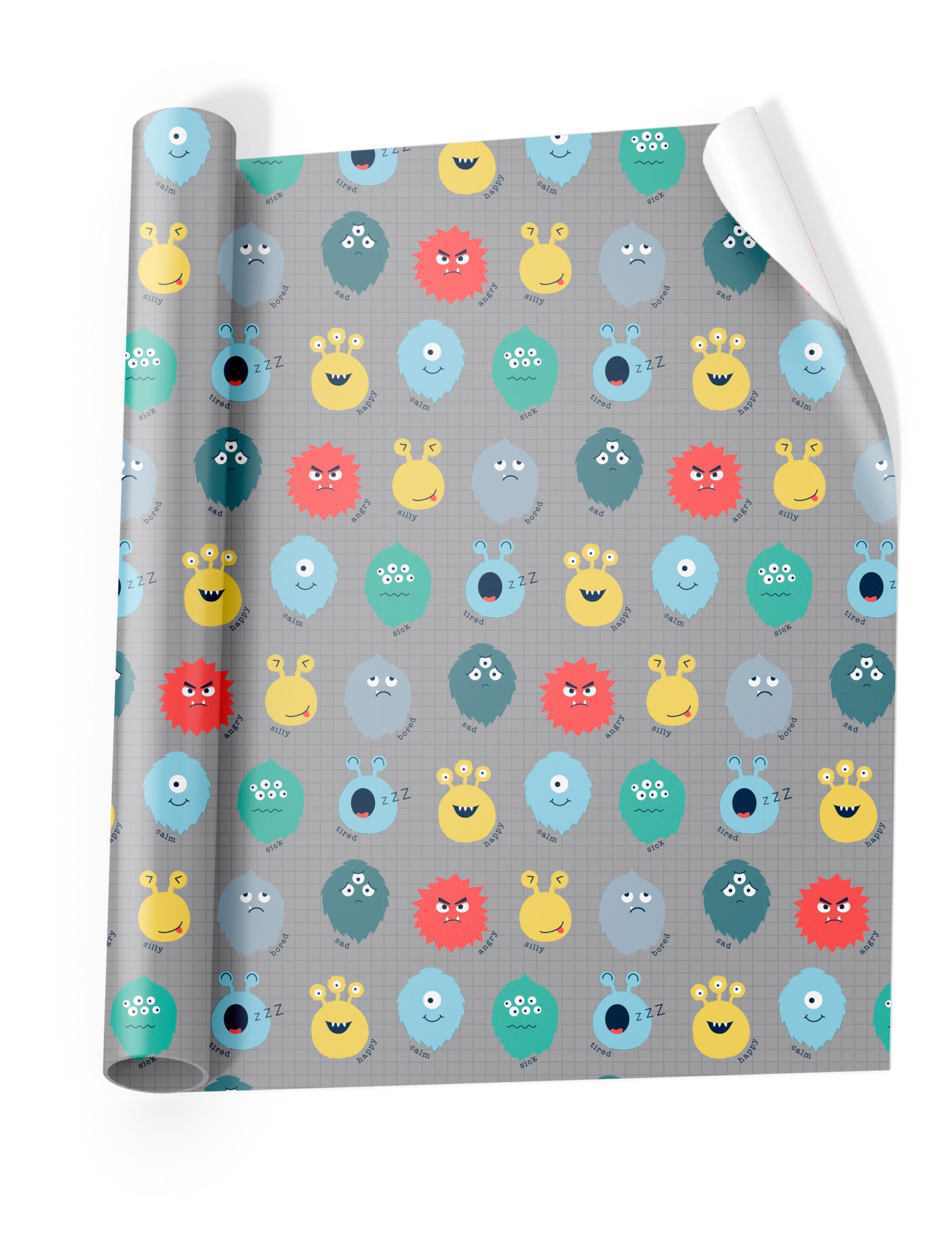 ANCOR-128420-5604730128420 ANCOR Einfasspapier 70x100 cm 128420 B'Log Play Me Monstr – Bild 1