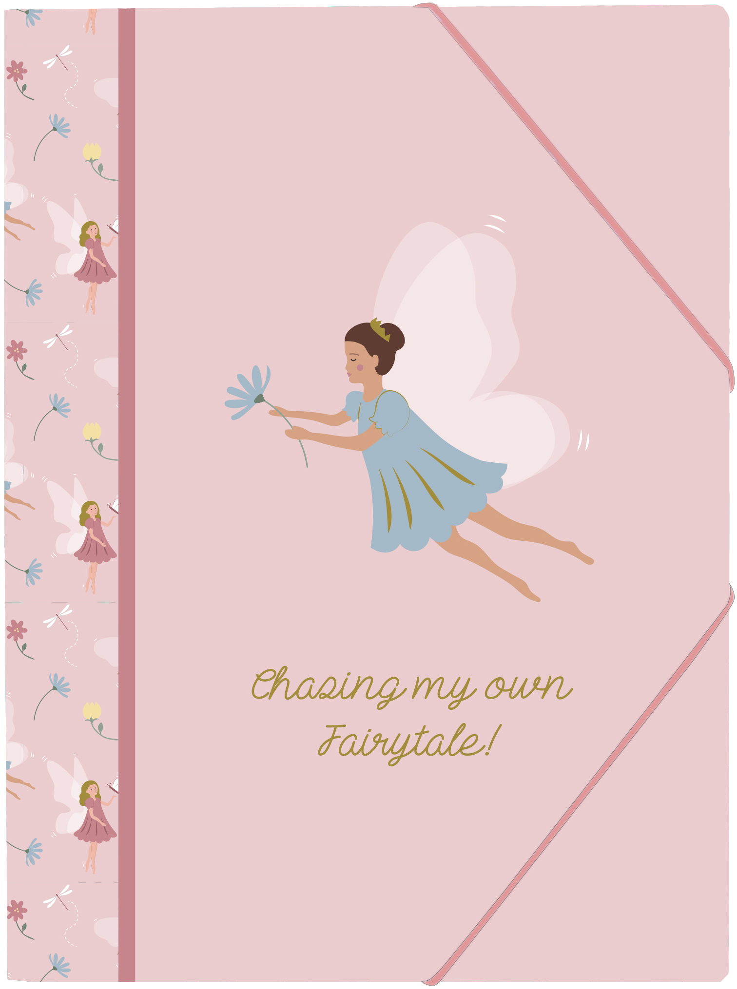 ANCOR-128598-5604730128598 ANCOR Gummibandmappe A4 128598 B'Log Fairies Tale – Bild 1