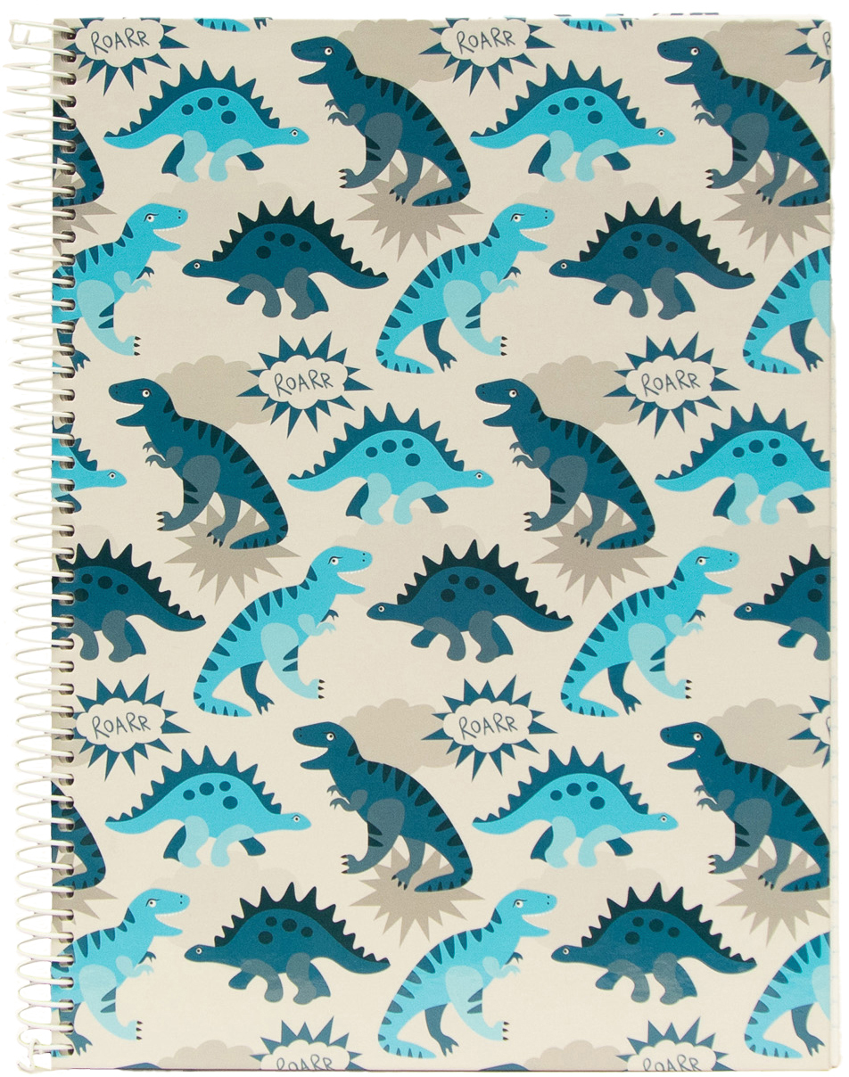 ANCOR-129014-5604730129014 ANCOR Spiralbuch Hardcover A4 129014 B'Log Dino, kariert 80 Blatt – Bild 1