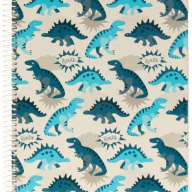 ANCOR Spiralbuch Hardcover A5 129021 B'Log Dino, liniert 80 Blatt