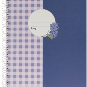 ANCOR Spiralbuch Hardcover A4 130409 Provence Vichy, liniert 80 Bl.