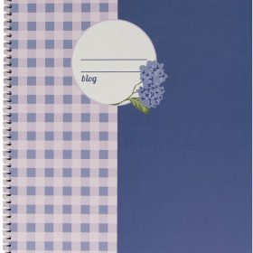 ANCOR Spiralbuch Hardcover A4 130430 Provence Vichy, kariert 80 Bl.