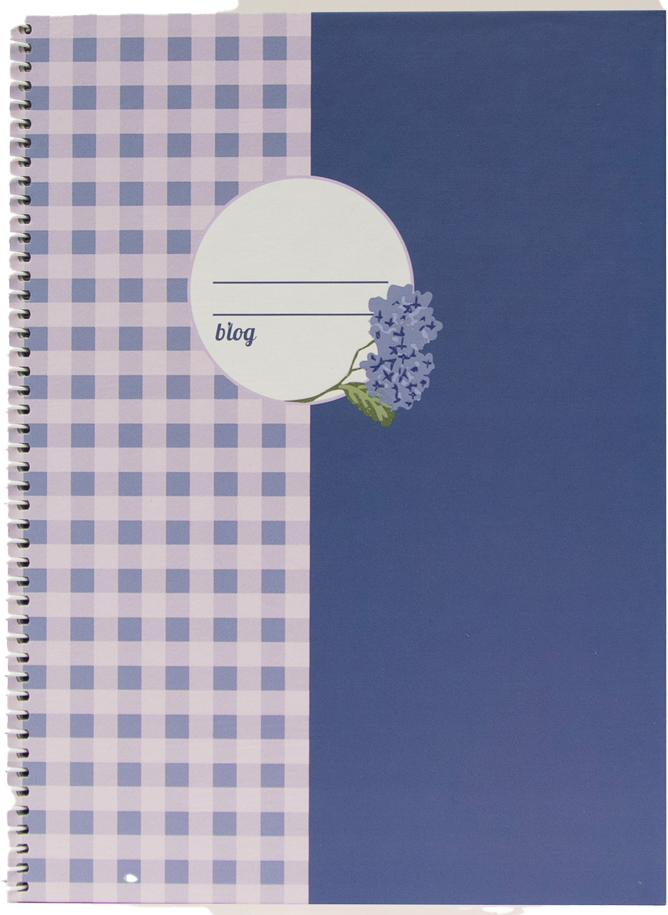 ANCOR-130461-5604730130461 ANCOR Spiralbuch Hardcover A5 130461 Provence Vichy, liniert 80 Bl. – Bild 1