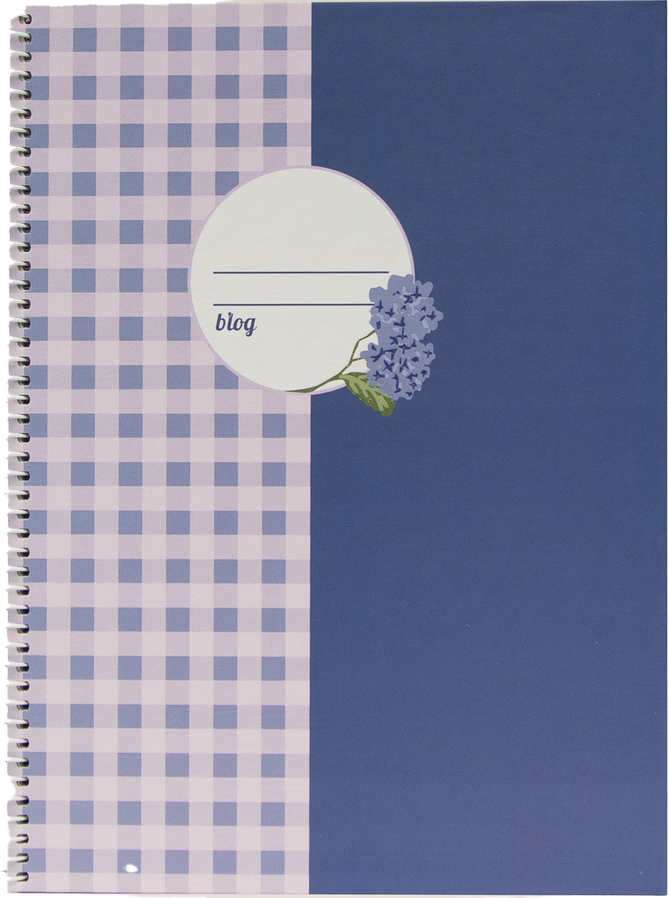 ANCOR-130492-5604730130492 ANCOR Spiralbuch Hardcover A5 130492 Provence Vichy, kariert 80 Bl. – Bild 1