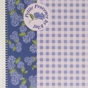 ANCOR Spiralbuch Hardcover A5 130508 Provence Flowr, kariert 80 Bl.