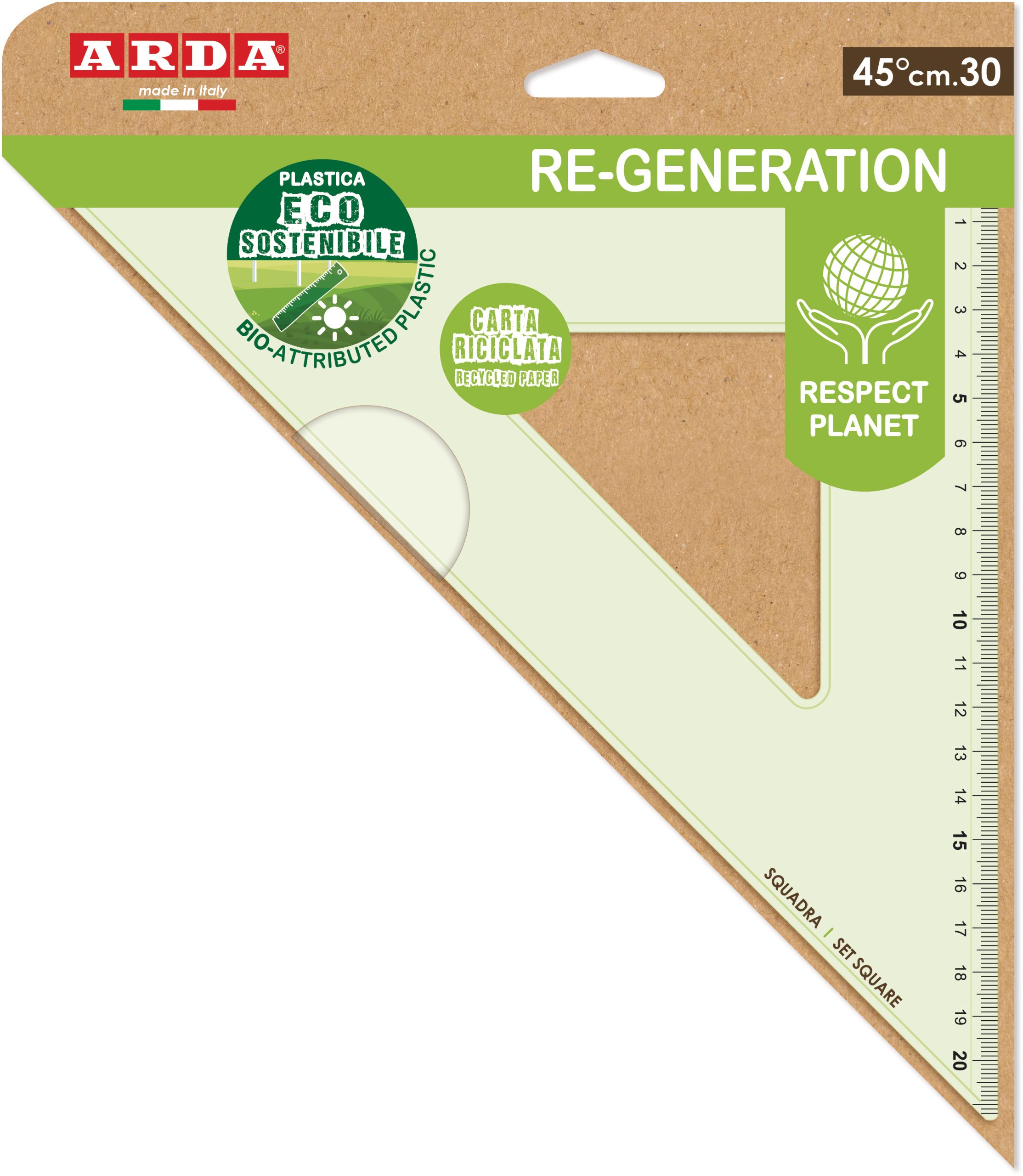Stampa ARDA Winkel 30cm 45° RE4530 Re-Generation – Bild 1