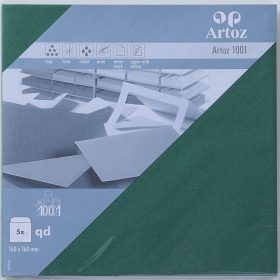 ARTOZ Couverts 1001 160x160mm 107454183 100g, racing green 5 Stück
