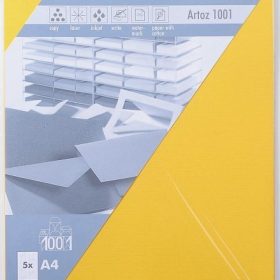 ARTOZ Karten 1001 A4 107696142 220g, sonnengelb 5 Blatt