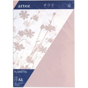 ARTOZ Karten 1001 A5 15839226-281 200g, light rose 5 Blatt