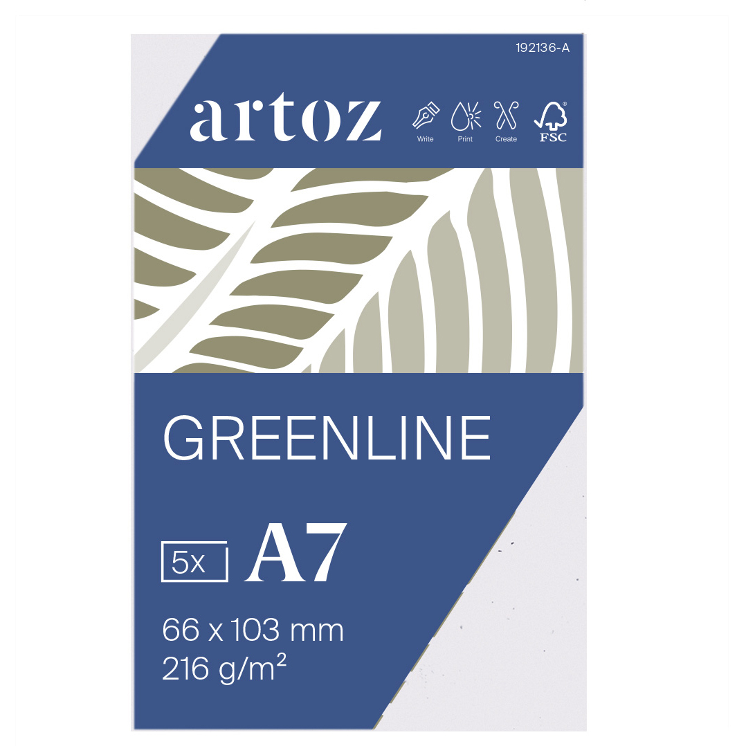 ARTOZ-19213614-211-7612996882442 ARTOZ Visitenkarten 1001 A7 19213614-211 216g, birch 5 Blatt – Bild 1