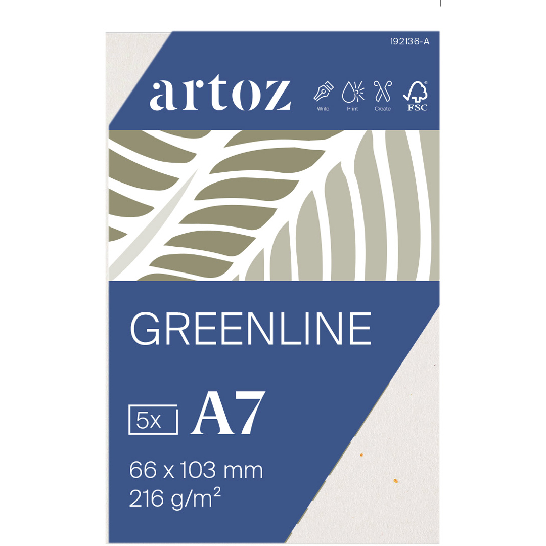 ARTOZ-19213614-242-7612996882527 ARTOZ Visitenkarten 1001 A7 19213614-242 216g, tortilla 5 Blatt – Bild 1