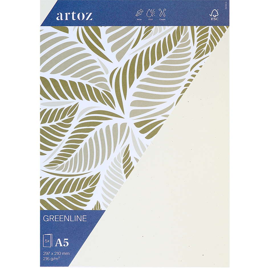 ARTOZ-19239226-242-7612996824381 ARTOZ Karten 1001 A5 19239226-242 216g, tortilla 5 Blatt – Bild 1