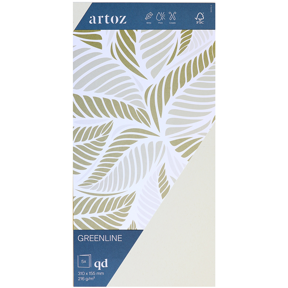 ARTOZ-19245226-242-7612996824480 ARTOZ Karten 1001 310x155mm 19245226-242 216g, tortilla 5 Blatt – Bild 1