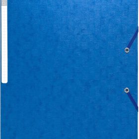 BIELLA Sammelmappe mit Gummizug A4 55752E blau 3 Klappen