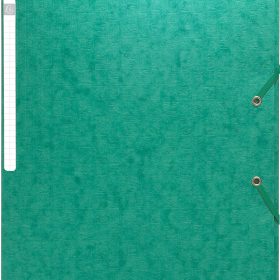 BIELLA Sammelmappe mit Gummizug A4 55753E grün 3 Klappen