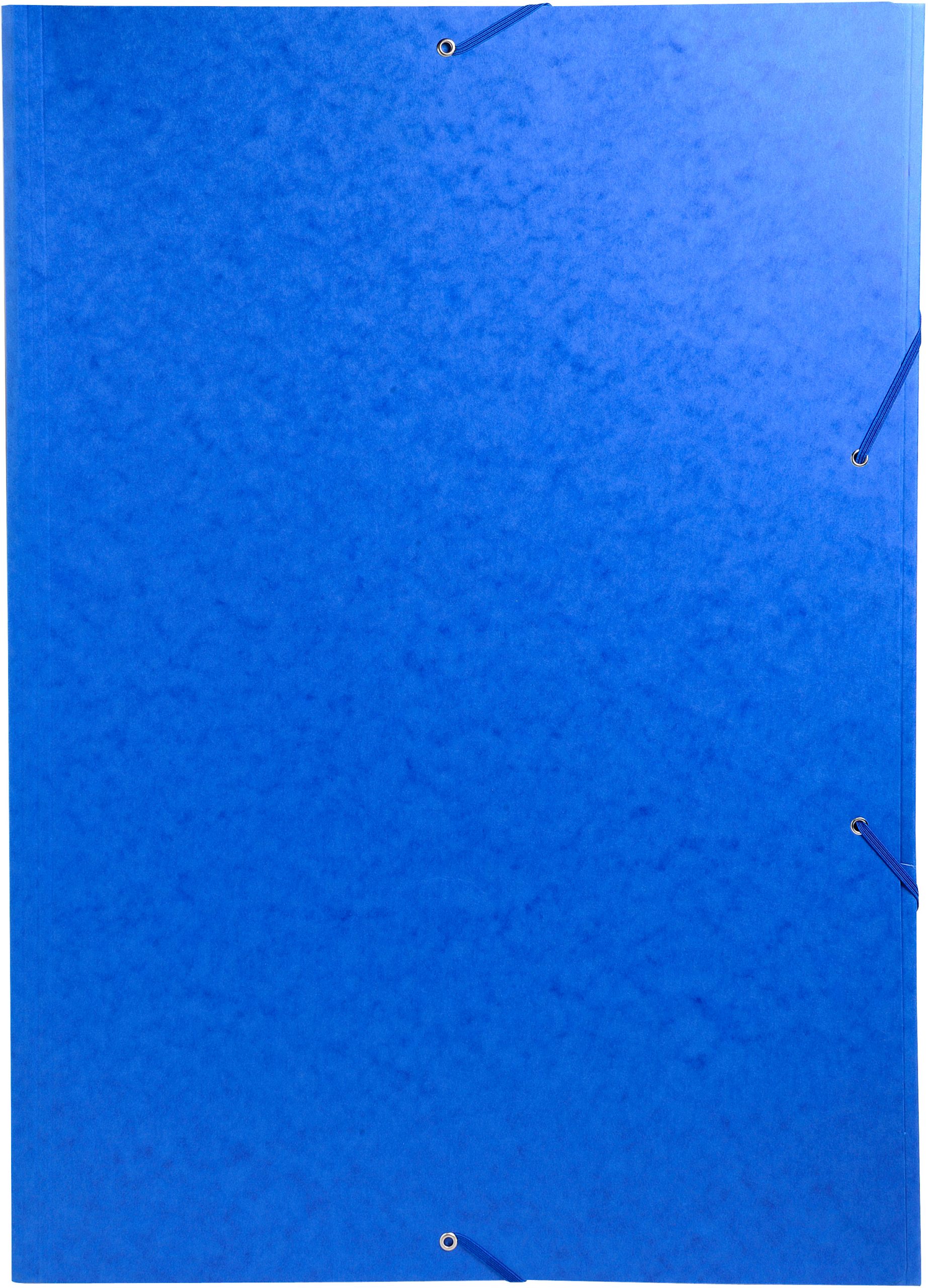 BIELLA-59507E-3130630595076 BIELLA Sammelmappe mit Gummizug A3 59507E blau – Bild 1