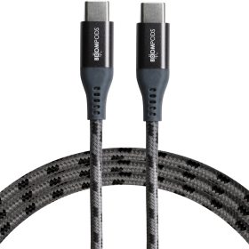 BOOMPODS Tide USB-C to USB-C Cable TCCCGR 1.5m,graphite