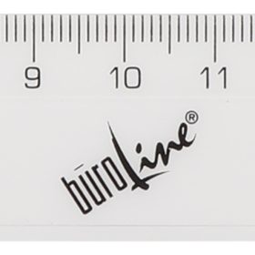 BÜROLINE Massstab 20cm 303401 unzerbrechlich transparent