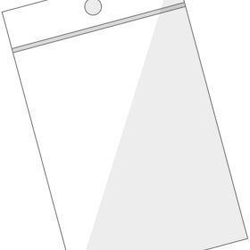 BÜROLINE Pressverschl. Beutel 200×250mm 421306 transparent 100 Stück