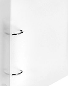 BÜROLINE Ringbuch 2.8cm 603302 2 Ringe transparent A5