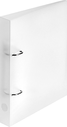 BUEROLINE-603302-7612532037916 BÜROLINE Ringbuch 2.8cm 603302 2 Ringe transparent A5 – Bild 1