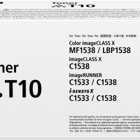 CANON Toner yellow T10-Y imageRunner C1530 10'000 S.