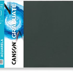 CANSON Aquarellbuch Graduate A5 quer 31200L028 blanko, 250g 28 Blatt