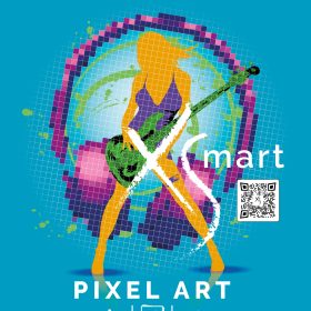 CANSON Zeichenblock Pixel Art A4 32250P004 kariert, 120g 40 Blatt