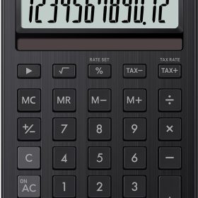 CASIO Taschenrechner MS-200DQ schwarz