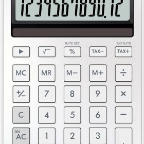 CASIO Taschenrechner MS-200DQ weiss