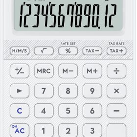 CASIO Taschenrechner MS-20YC weiss