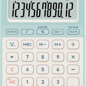 CASIO Taschenrechner MS-20YC hellgrün