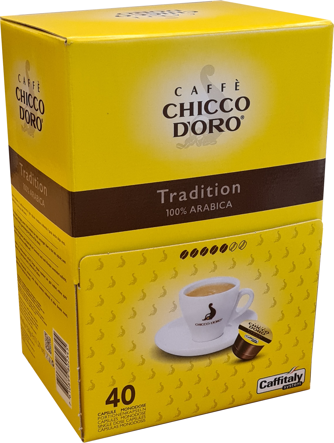CHICCO-DORO-802345-7610899802345 CHICCO D'ORO Caffitaly Kapseln 802345 Tradition 100% Arabica 40 Stk. – Bild 1